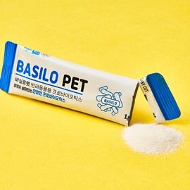 BASILOPET USDA-Approved Pet Probiotics with COAGULIN 1Box(30EA) – Live Cultures for Gut Health & Immunity Boost, Unscented Formula _ Made in KOREA